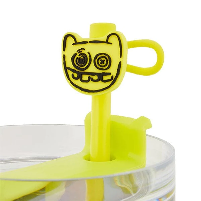 Fuggler 40oz Insulated Stainless Steel Drink Tumbler (1pc) Includes Straw & Charm