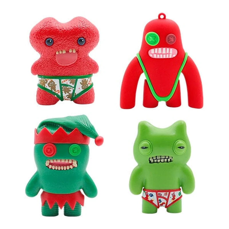 Fuggler Special Festive Edition Holiday Collectible Mini Figure Advent Countdown Calendar (24pc)