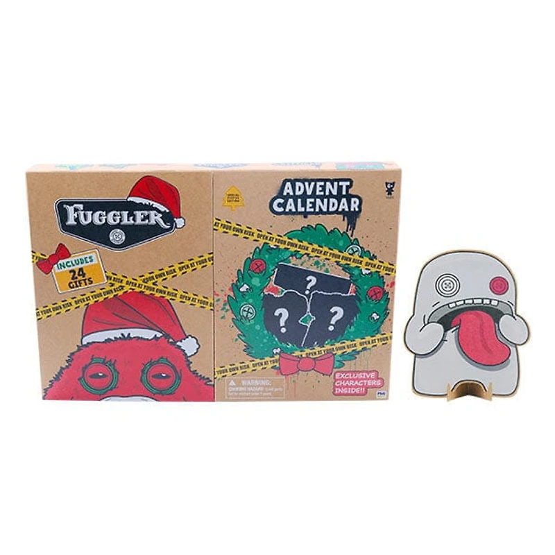 Fuggler Special Festive Edition Holiday Collectible Mini Figure Advent Countdown Calendar (24pc)