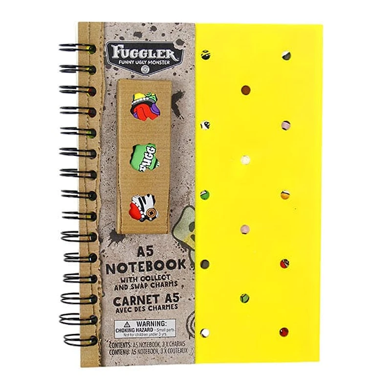 Fuggler x Taggeez Lined Notebook w/ Mystery Collectible Charms