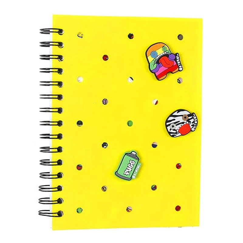 Fuggler x Taggeez Lined Notebook w/ Mystery Collectible Charms