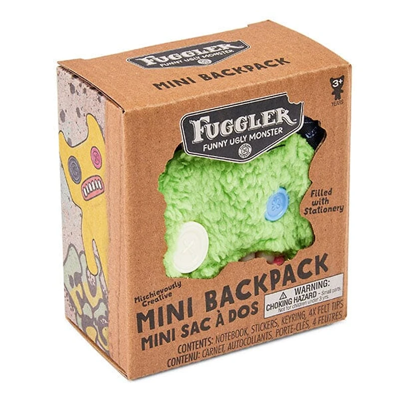 Fuggler Mini Backpack Keychain Mystery Box w/ Bonus Stickers & Markers