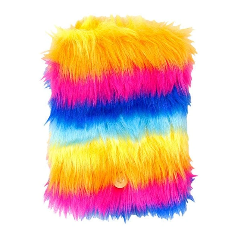 Fuggler Furry Rainbow Plush Lined Notebook (1pc)