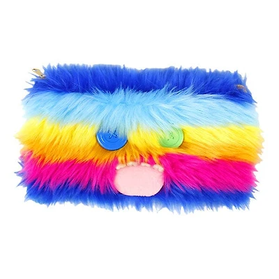 Fuggler Furry Rainbow Plush Pencil Case (1pc)