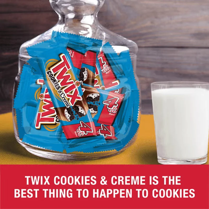 TWIX Cookies & Creme Sharing Size Candy Bar, 2.72oz