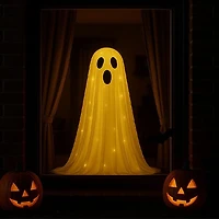 GlowGhoul DIY Ghost Lamp Kit For Halloween Decor (4ft Tall)