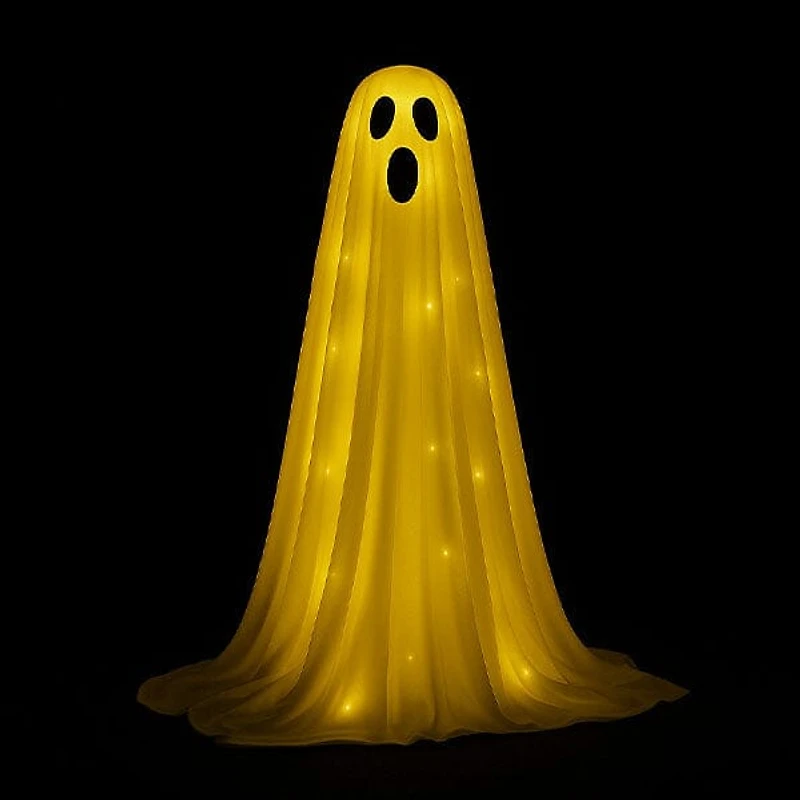 GlowGhoul DIY Ghost Lamp Kit For Halloween Decor (4ft Tall)