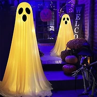 GlowGhoul DIY Ghost Lamp Kit For Halloween Decor (4ft Tall)