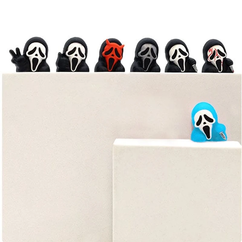 Huggers Scream Horror Ghost Face 2.5" Phone Hugging Figurine Blind Box (1pc)