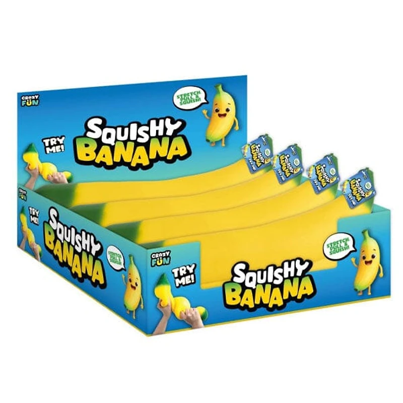 RMS® SmushMart Giant 15" Banana Squishy Fidget Toy (1pc)