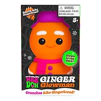 Nee Doh Ginger Glowman Crunchy Scented Glow-In-The-Dark Fidget Toy (1pc) Color Ships Assorted