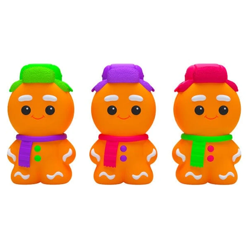 Nee Doh Ginger Glowman Crunchy Scented Glow-In-The-Dark Fidget Toy (1pc) Color Ships Assorted