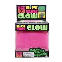 Nee Doh Nice Cube GLOW Squishy Fidget Stress Ball (1pc) Assorted Colors