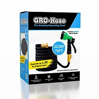 GRO-Hose GREEN 75ft Expandable Hose With Bonus Spray Nozzle