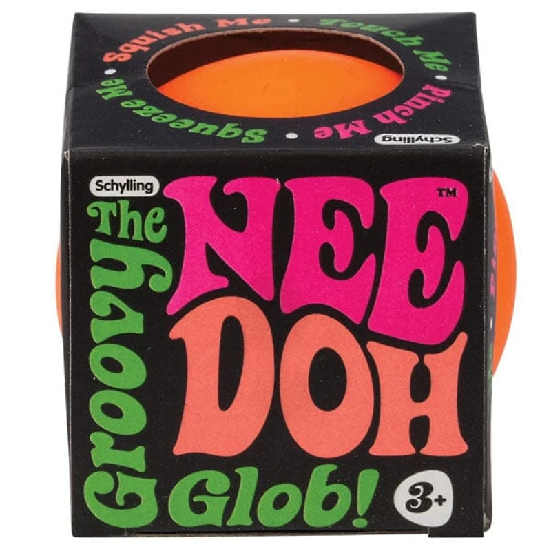 Nee Doh Groovy Glob Original Stress Ball Squishy Fidget Toy (1pc) Color Ships Assorted