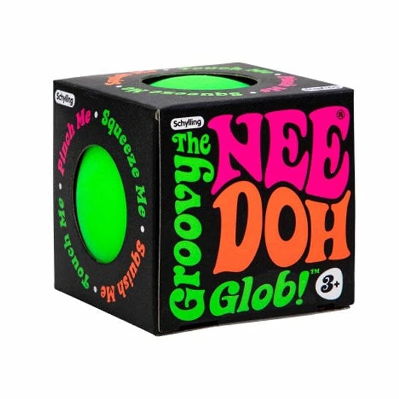 Nee Doh Groovy Glob Original Stress Ball Squishy Fidget Toy (1pc) Color Ships Assorted