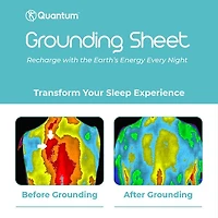 Quantum Grounding Sheet Cotton Queen Size Fitted Bed Sheet