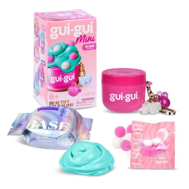 Gui Gui DIY Mini Beautified Slime Kit Keychain (1 Jar) Style Ships Assorted