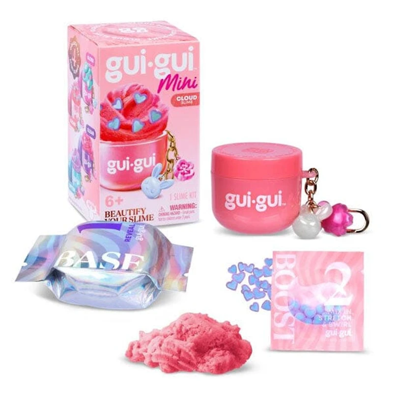 Gui Gui DIY Mini Beautified Slime Kit Keychain (1 Jar) Style Ships Assorted