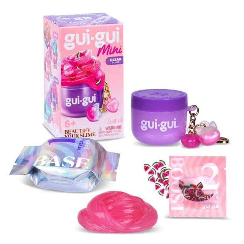 Gui Gui DIY Mini Beautified Slime Kit Keychain (1 Jar) Style Ships Assorted