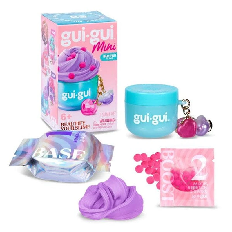 Gui Gui DIY Mini Beautified Slime Kit Keychain (1 Jar) Style Ships Assorted