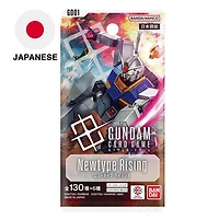 Bandai Gundam TCG: GD01 Newtype Rising Japanese Trading Card Booster Pack (6+1 Cards)