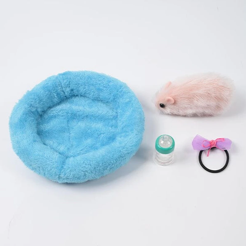 TrueHeart Treasures Reborn Animals: Holly The Hamster Realistic Mini Silicone Newborn Hamster Baby