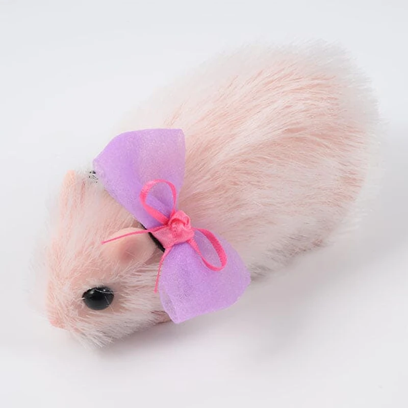TrueHeart Treasures Reborn Animals: Holly The Hamster Realistic Mini Silicone Newborn Hamster Baby
