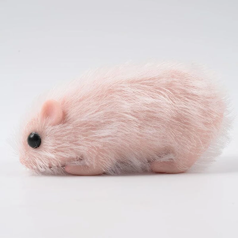 TrueHeart Treasures Reborn Animals: Holly The Hamster Realistic Mini Silicone Newborn Hamster Baby