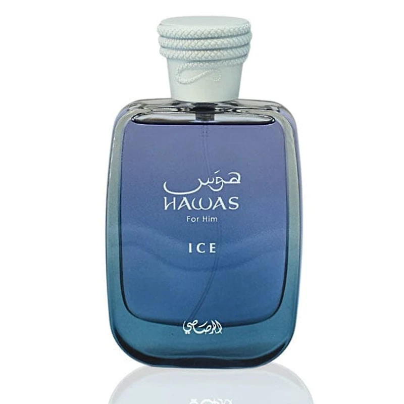 Rasasi Hawas Ice Eau de Parfum Men's Cologne Spray Bottle (100mL)