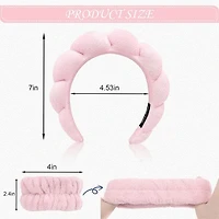 Glam DryDuo (3pc) Absorbant Microfibre Spa Headband & Wristbands For Skincare