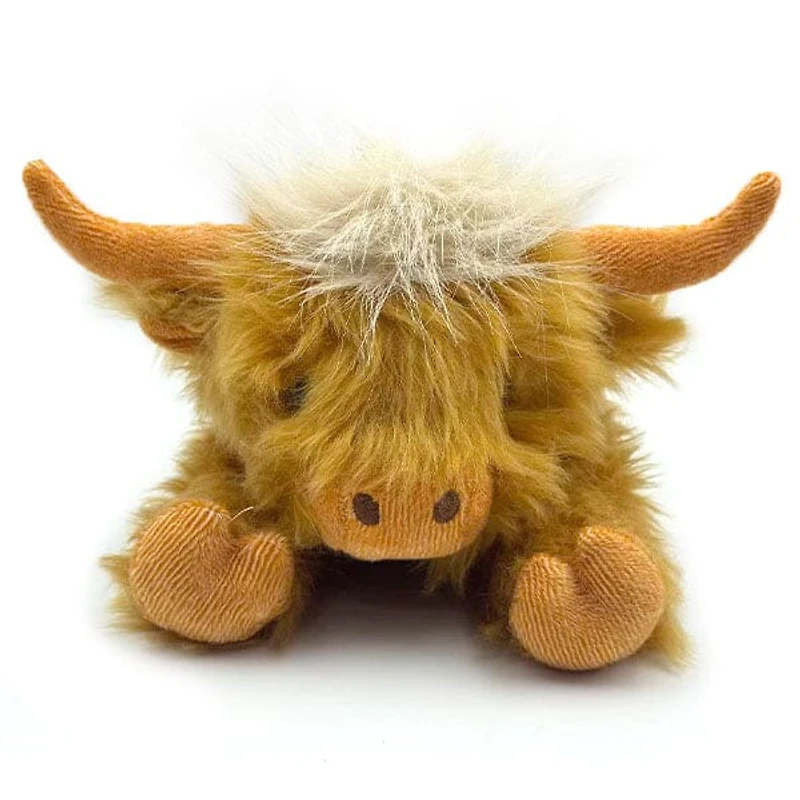 Highland Cow 11" Fluffy Novelty Plush Toy (1pc)