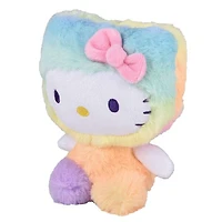 Hello Kitty 6.5" Fuzzy Rainbow Sherbet Onesie Plush (Style Ships Assorted)