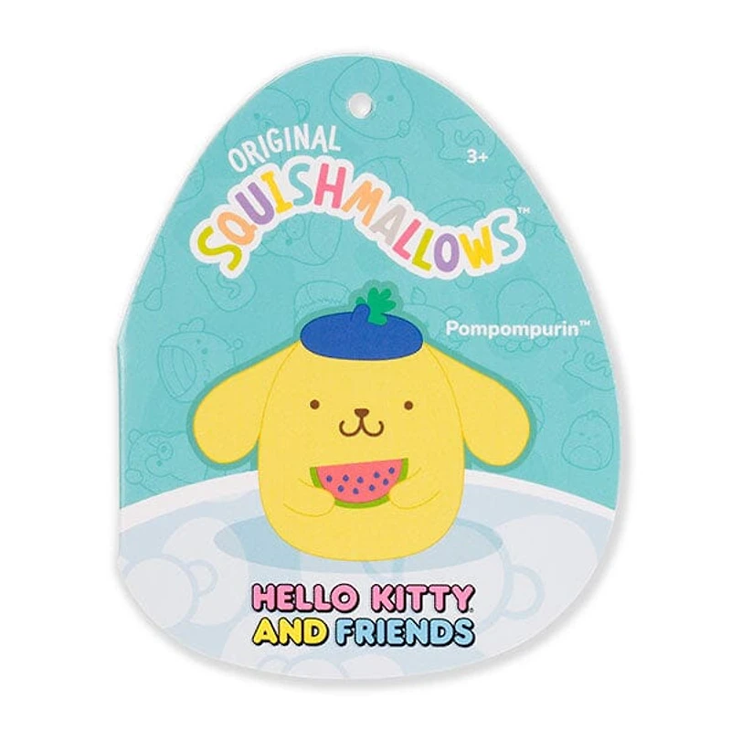 Squishmallows Plush Toys 3.5" 2025 Sanrio Hello Kitty & Friends Tropical Fruit Treats Clip-On Squad (Characters Ship Assorted)