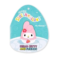 Squishmallows Plush Toys 3.5" 2025 Sanrio Hello Kitty & Friends Tropical Fruit Treats Clip-On Squad (Characters Ship Assorted)
