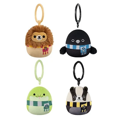 Squishmallows Super Soft Plush Toys 3.5" Harry Potter Hogwarts Squad Clip Ons (1pc) Ships Assorted