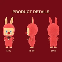 Pop Mart x THE MONSTERS: Giant 2.5-Foot MEGA Labubu TEC 1000% Winter Holiday Flocked Figure Doll (1pc)