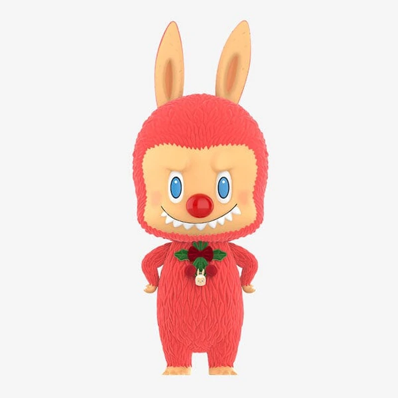 Pop Mart x THE MONSTERS: Giant 2.5-Foot MEGA Labubu TEC 1000% Winter Holiday Flocked Figure Doll (1pc)