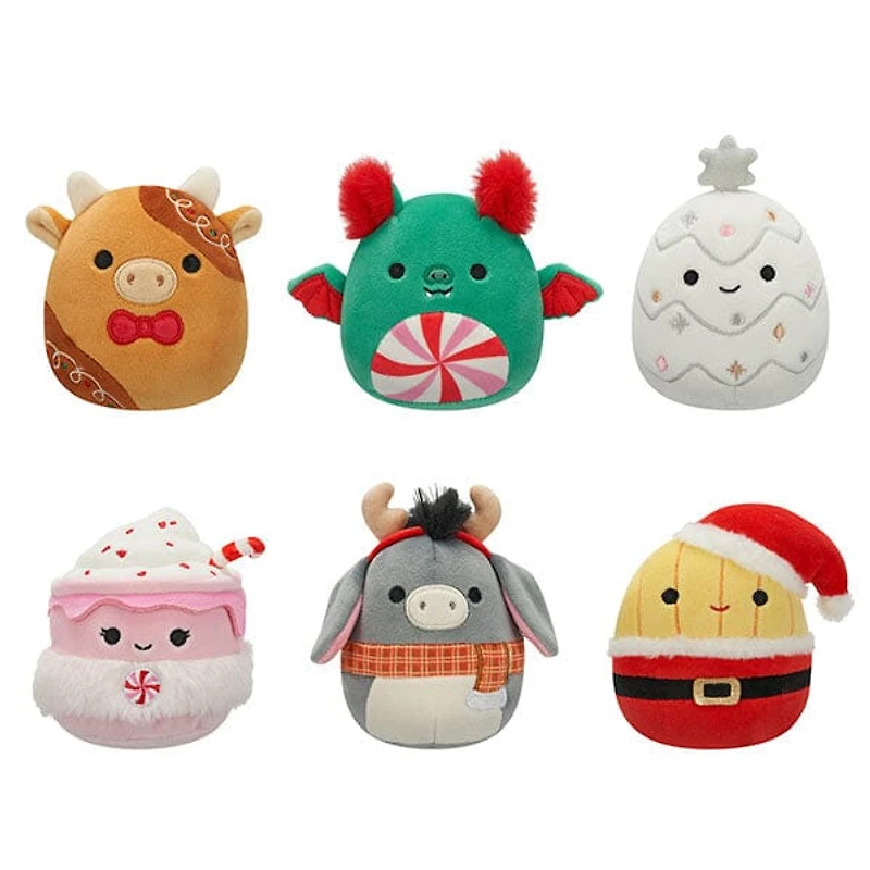 Squishmallows Plush Toys Blind Capsule 4" Holiday Mystery Squad (1pc)