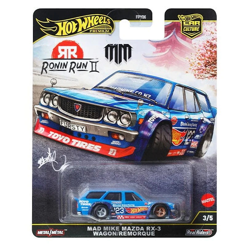 Hot Wheels® Premium Car Culture RONIN RUN II Series Collectible Mini (1pc) Ships Assorted