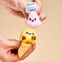 SqueezeSquad Taba Deluxe Premium Silicone Squishy Fidget Toy - Triple Ice Cream Cone