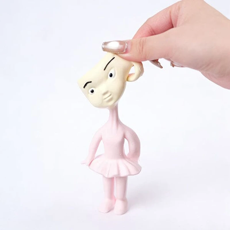 SqueezeSquad Italian Brainrot Taba Deluxe Premium Silicone Squishy Fidget Toy - Cappuccino Dancer Meme Buddy