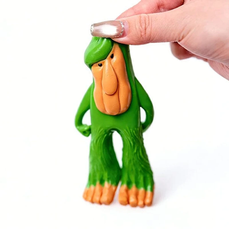 SqueezeSquad Italian Brainrot Taba Deluxe Premium Silicone Squishy Fidget Toy - Patapim Monkey Meme Buddy