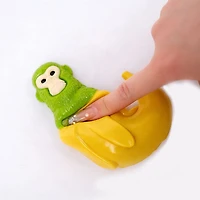 SqueezeSquad Italian Brainrot Taba Deluxe Premium Silicone Squishy Fidget Toy - Monkey Banana Meme Buddy