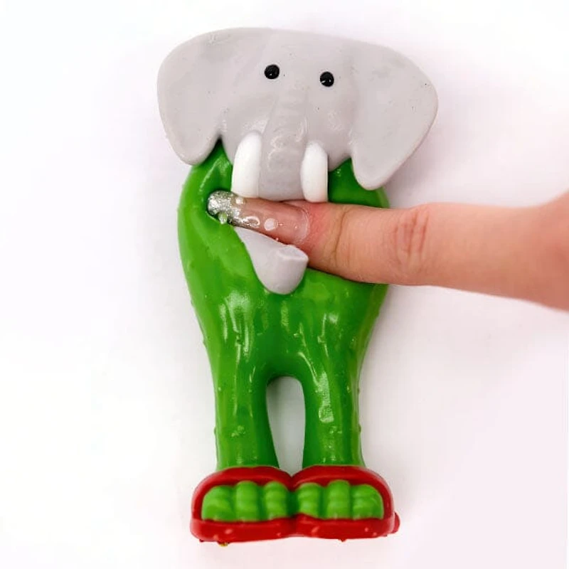 SqueezeSquad Italian Brainrot Taba Deluxe Premium Silicone Squishy Fidget Toy - Elephant Cactus Meme Buddy