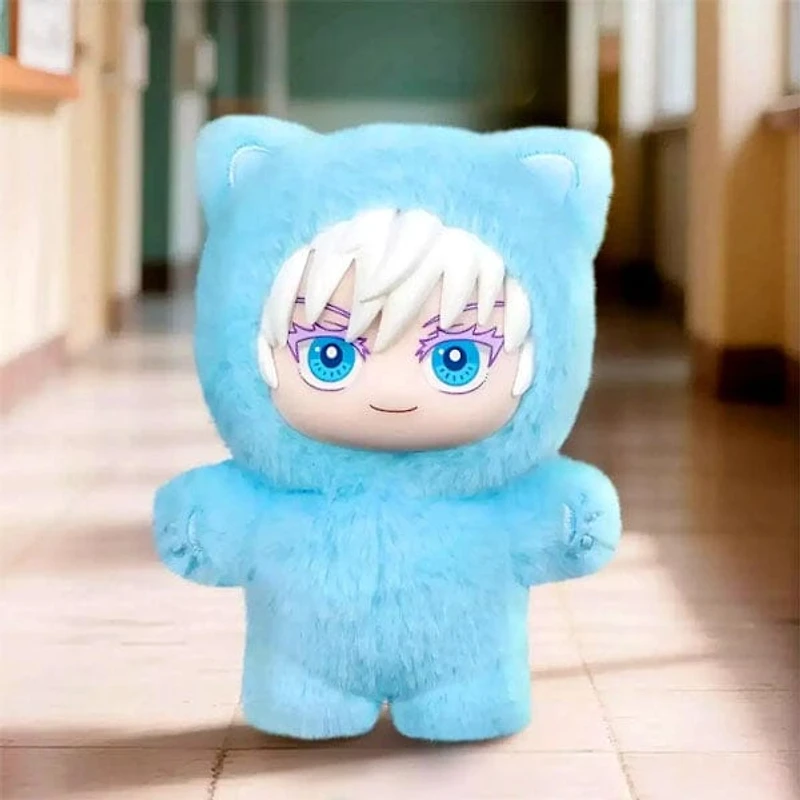 Jujutsu Kaisen Anime Cat Ear Plushie Series Plush Keychain Blind Box (1pc)