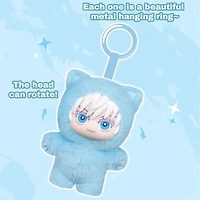Jujutsu Kaisen Anime Cat Ear Plushie Series Plush Keychain Blind Box (1pc)