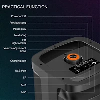 SoundLogicXT: Mini Karaoke Speaker With Microphone
