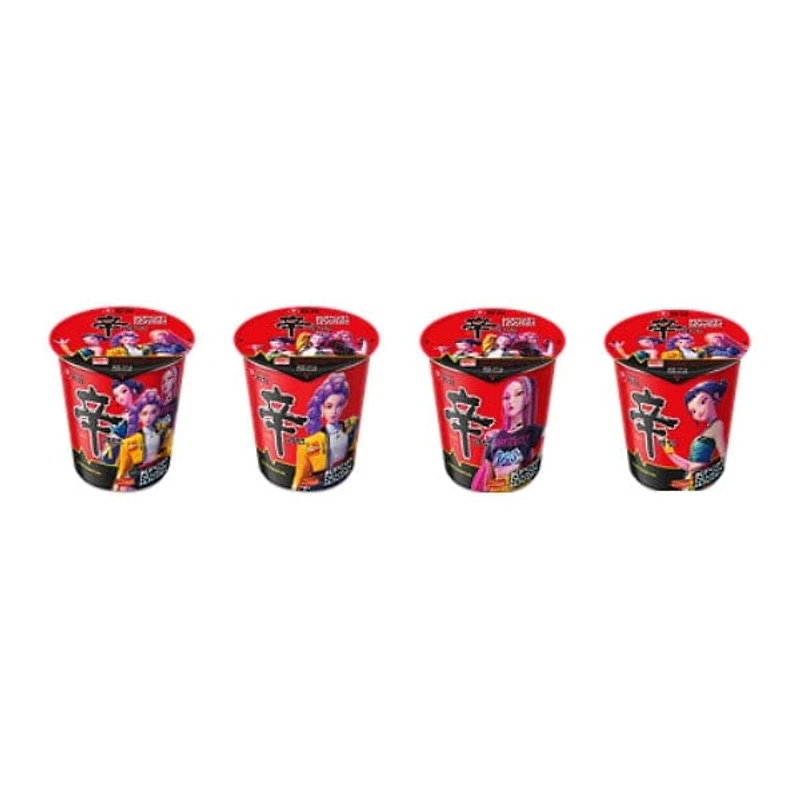 Nongshim Shin Ramyun KPop Demon Hunters Character Noodle Cups (65g) Ships Assorted