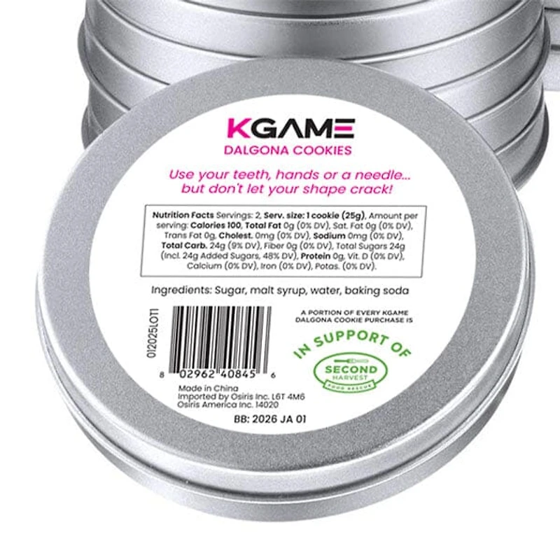 KGAME Dalgona Cookie Tin (Mega Triangle & Umbrella) Season 2 #DalgonaChallenge